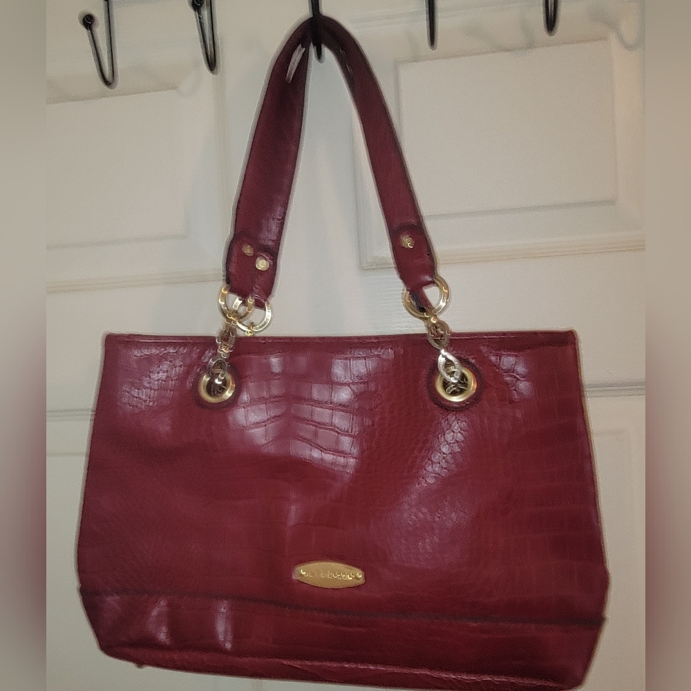 Liz Claiborne shoulder/handbag red - Picture 4 of 7